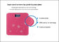 Scala di digitale del bagno del quadrato 300x300MM, bilancie elettroniche rosa fornitore